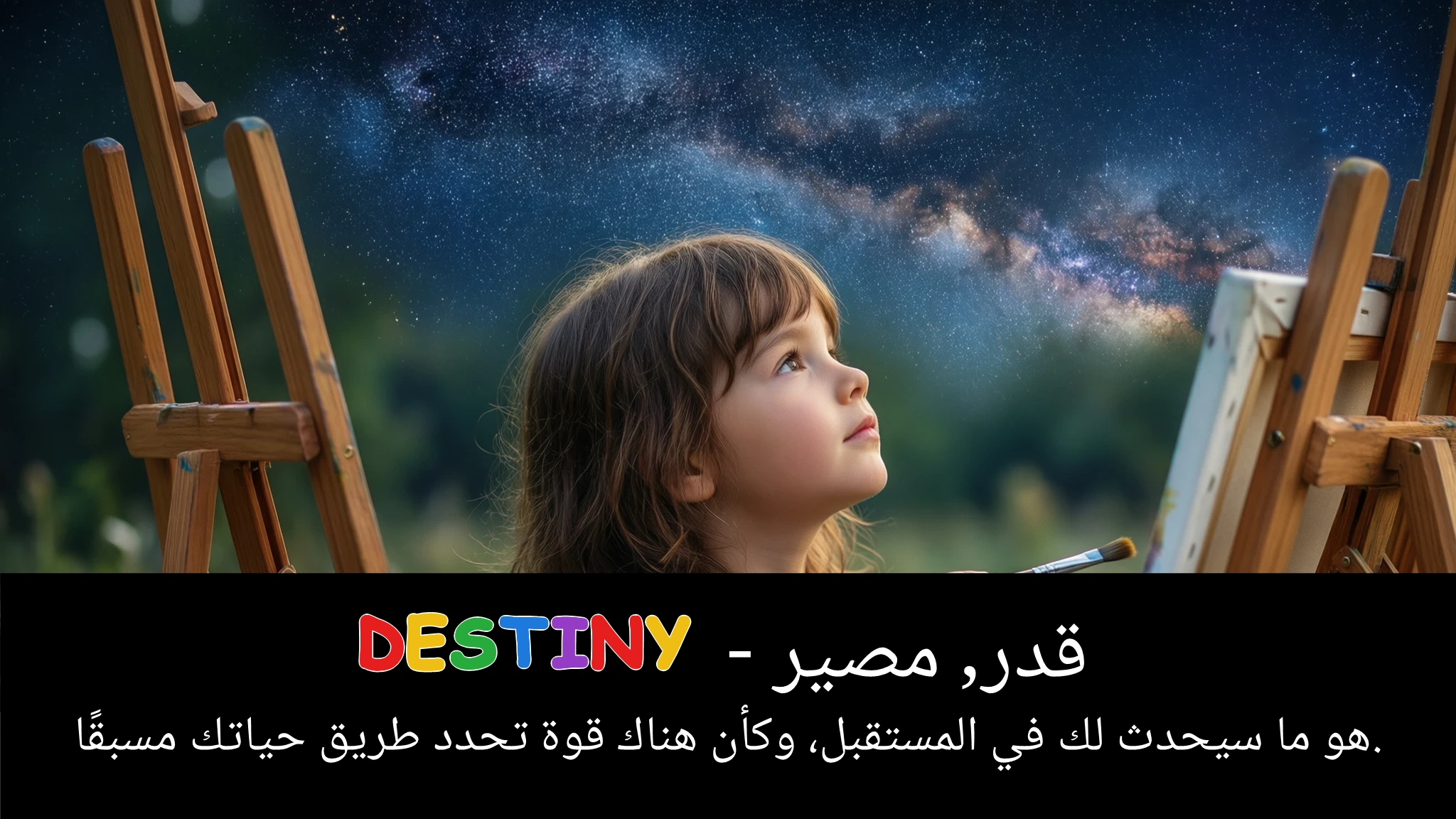 Arabic Illustration for destiny